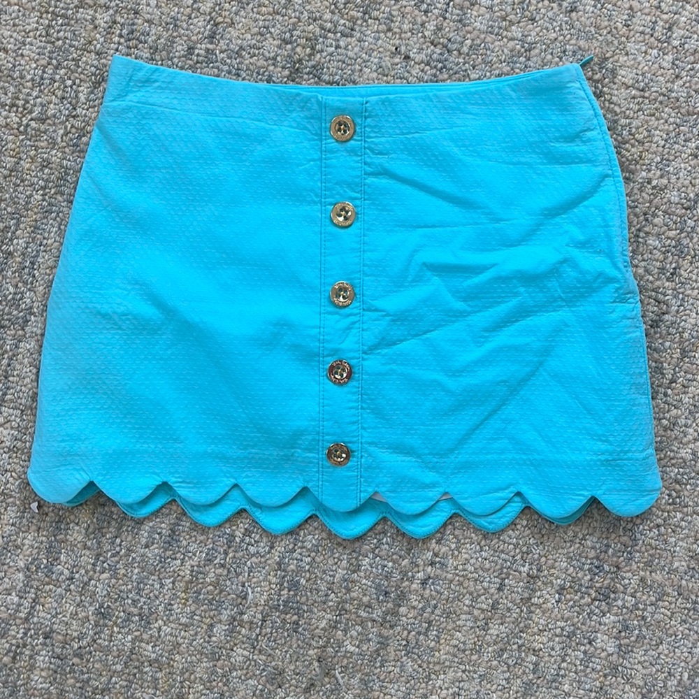 Blue Lilly Pulitzer mini skort